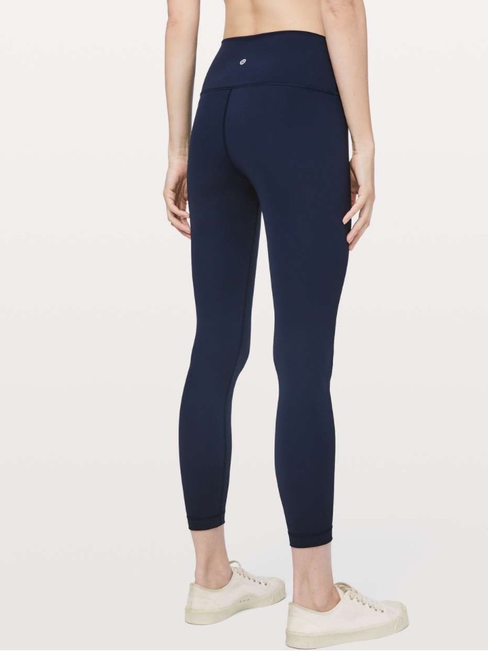 Lululemon Wunder Under High-Rise 7/8 Full-On Luxtreme Leggings 25” Size 2 Navy